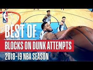 NBA's Best Blocks On Dunk Attempts | 2018-19 NBA Season | #NBABlockWeek