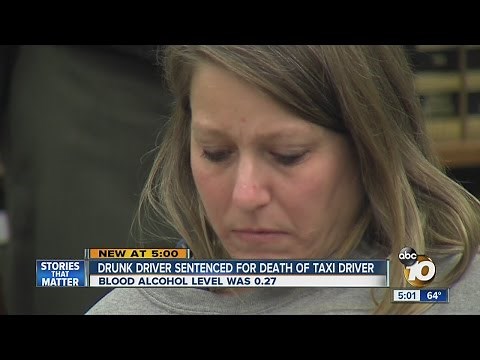 Drunk driver sentenced for death of taxi driver