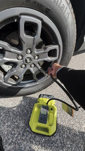 48K views · 264 reactions | 헦헔헩험 ퟰퟯ% on the NEW 18V ONE+ Dual Function Digital Inflator/Deflator for a limited time only! Featuring an upgraded quick connect air chuck and 160 PSI with auto shut-off, easily fill car tires, bike tires, sports balls and more with the 18V ONE+ Dual Function Digital Inflator/Deflator. ⁠ Shop & save today >> thd.co/4iu4MSU | RYOBI TOOLS USA | Facebook