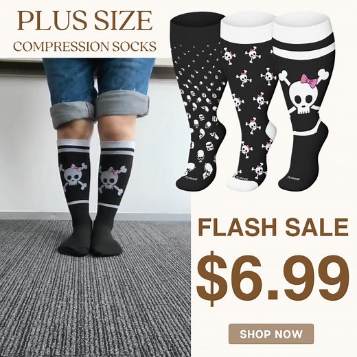  Black Friday Mega Sale Is Live!  For a limited time,All Plus Size Compression Socks DOWN TO $6.99! 罹 Trusted by: Nurses  | Teachers  | Travelers ✈️ | Active Lovers ‍♀️ ✅ Swelling & fatigue relief ✅ Enhanced blood circulation ✅ All-day cloud-like comfort ✅ Muscle recovery support  Fast Shipping!Order today, comfort tomorrow! ⚠️ Final Clearance! Limited stock in all sizes! | Plusock | Facebook