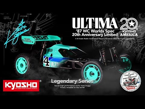1:10 EP 2WD Racing Buggy KYOSHO AMERICA 20th Anniversary Limited Model ULTIMA '87 WC Ｗorlds Spec PV