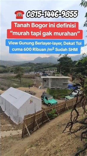 Tanah PRIME EAST BOGOR Definisi "Murah Tapi Gak Murahan" #tanahmurahbogor #kavlingbogor