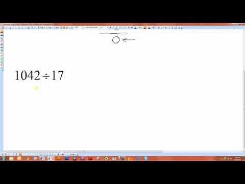 how to calculate long division