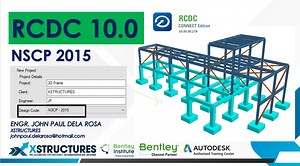 RCDC 10.0 WITH NSCP 2015 Engr John Paul Dela Rosa together with Xstructures Engineering Consultants engineering design team made it happen to include the NSCP 2015 design code with RCDC 10.0 1) NSCP 2015 design code addition 2) NSCP 2015 RC design calculation report 3) Fc' and Fy based on local Philippine Materials 4) Peso currency in Bill of Materials | XStructures Software Philippines