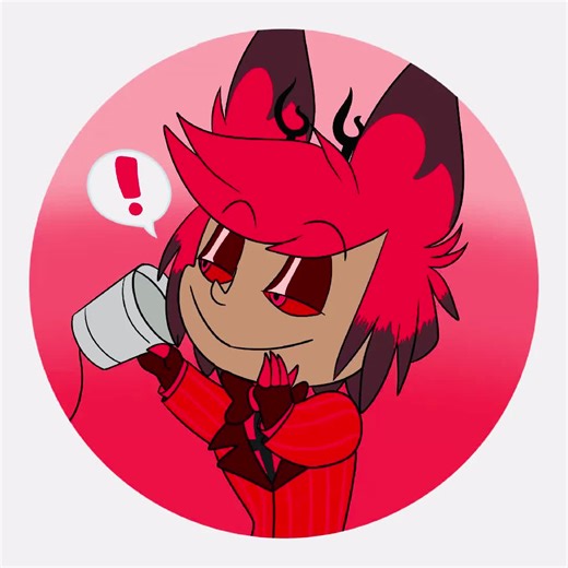 The radio static reply to my last video #speedpaint #alastorhazbinhotel #digitalart #hazbinhotel #radiostatic