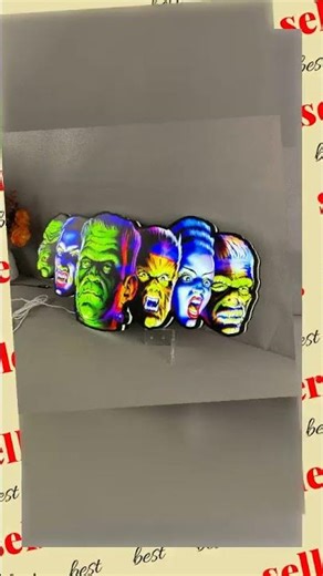 New Custom MONSTER BASH Pinball Machine LED Topper