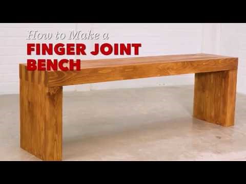 How to Build a Finger-Joint Bench