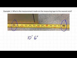 Measuring in Feet and Inches
