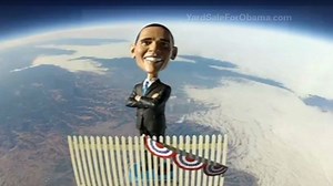 Obama bobblehead visits final frontier