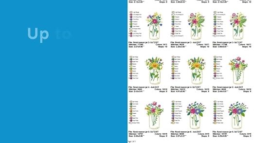 Threadart Digitized Machine Embroidery Designs on USB Stick