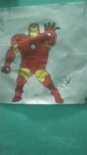 iron man drawing