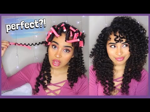 PERFECT CURLS WITH FLEXI RODS - AN EASY NATURAL HAIR TUTORIAL BY LANASUMMER