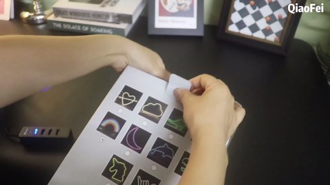 Rainbow Night Light for Kids - LED Rainbow Neon Signs for Wall Decor, Bedroom Decorations, Home Accessories, Party & Holiday Decor - Battery or USB Operated Table Night Lights