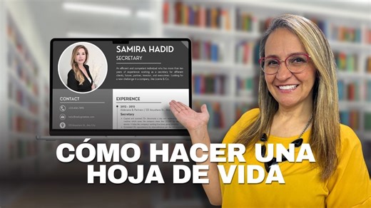 Cómo hacer una hoja de vida en Word | La profe Mónica