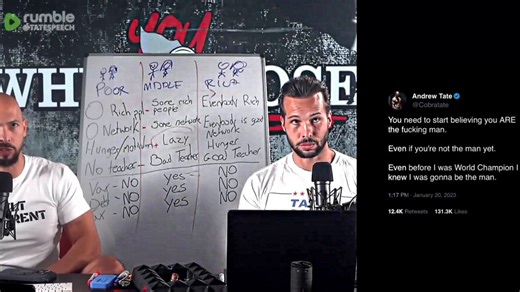 🚨 Andrew Tate on why your parents poisoned you with love."Your parents told you to follow your passion and be happy. That is bullsh*t. They poisoned you because you will NOT be happy broke."Then he compares it to what poor parents actually say:"Little n****, you break some f*cking money. You are 14 now. You are not living in this house for free. Get a f*cking job."The second family produces winners. The first produces adults who cry in therapy at 30 because "they followed their heart" into $80k