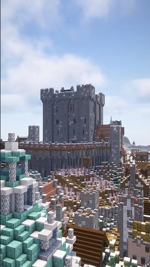Burg Krain minecraft medieval castle #minecraft #minecraftcastle #minecraftbuildings