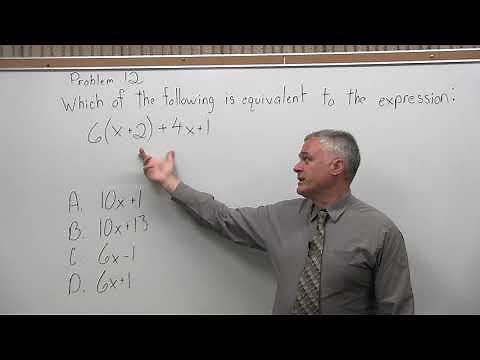 ACCUPLACER Review Problem 12: Quantitative Reasoning, Algebra, and Statistics