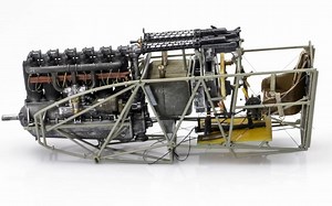 【Wingnut Wings】Fokker D.VII Interior模型制作（内构与引擎部分）