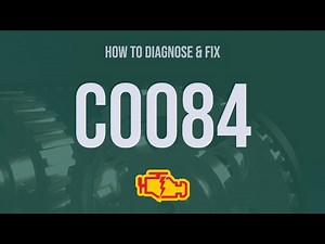 How to Diagnose and Fix C0084 Engine Code - OBD II Trouble Code Explain
