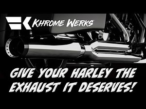 Khrome Werks Slip On Mufflers! Give your Harley Davidson's® exhaust the sound it deserves!