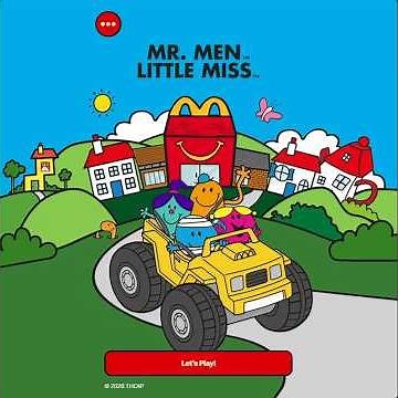 Mr Bump and Little Miss Chatterbox | McDonald's Happy Meal Game #happymeal #mrmen #littlemiss