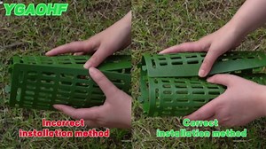 YGAOHF Tree Trunk Protector, 3 Pack Tree Trunk Protector Guard, Expandable Tree Wraps to Protect Bark, Tree Bark Protector, Great Protection from Deer, Trimmers, Mowers, Animals (Green)