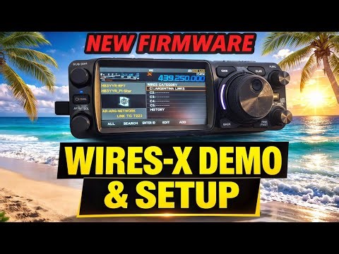 Yaesu FTX1 Wiresx demo and setup