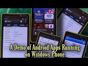 A Demo of Android Apps Running on Windows Phone |Nokia Lumia 820| Project Astoria |Android KitKat|