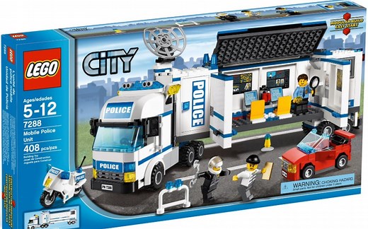 乐高 城市 7288 流动警署 速组评测