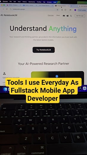 Tools i use everyday as a Fullstack Mobile App Developer #appdeveloper #programming #coding #android