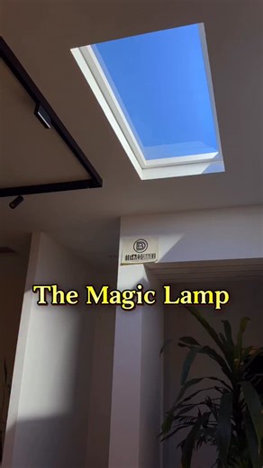 Auria Lighting on Instagram: "The magic lamp is actually a blue sky lamp.#skylight #lightingfactory"