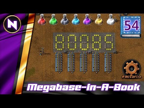 How To Build A DIGITAL DISPLAY | #54 | Factorio Megabase-In-A-Book Lets Play