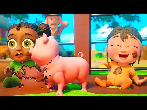Moo Cow Baby Animals | Nookaboos Kids Songs