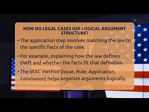 How Do Legal Cases Use Logical Argument Structure? - The Language Library