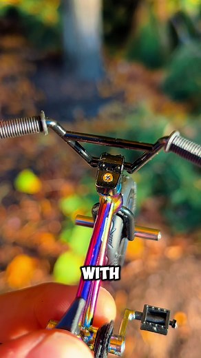 PRO finger scoot vs bmx🤔 #lcboards #fingerboard #techdeck #scooter #bmx