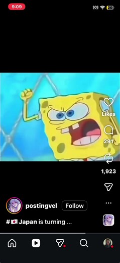 Wtf SpongeBob doing 💀 #funny #cartoon #trending #memes