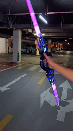 My Fire Whirl Double-Edged Lightsaber is absolutely awesome! #Lightsaber# So cool!#Children'sDayGift