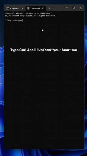 Rickroll Using Command Prompt | Techtitive #windows11