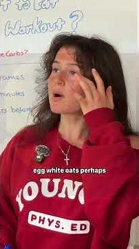 EXACTLY what the eat pre-workout