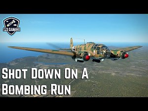 German He-111 Bomber Shot Down After Bombing Run - Crew Bails Out! - IL2 Sturmovik Combat Flight Sim