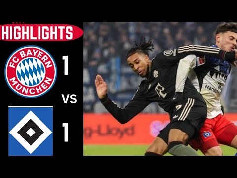 Bayern Munich vs HSV Hamburg 1-1 Goals and Highlights Harry Kane scores Bundesliga 25/26🔥