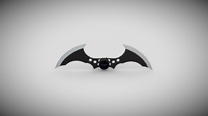 Batarang - Download Free 3D model by Nilay Dindar (@ucanpenguen)