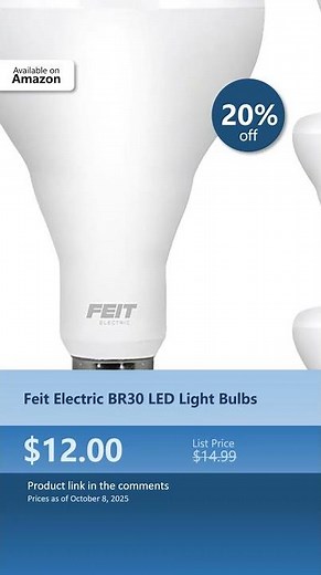 Feit Electric BR30 LED Light Bulbs