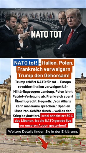 Hegseth live: Von einer NATO-Allianz kann man kaum noch sprechen!
