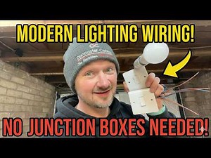 Modern Lighting Wiring + Eliminate Ceiling Junction Boxes + Why Every New Build Is Done This Way
