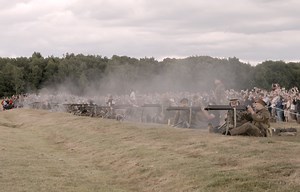 16 Vickers Machine Guns in Action!