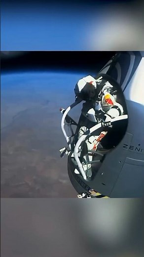 Red Bull’s Insane Space Jump #youtubeshorts #shorts