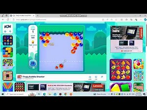 Playing TINGLY BUBBLE SHOOTER On Poki(13/10/2024)