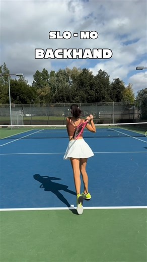Eli Pironkova Tennis | 7 backhands in slow motion per your request 🫶🏻 #tennis #backhand #slowmo #slowmotion #tennispro #tennisgirl #tennislife #tennistutorial | Instagram