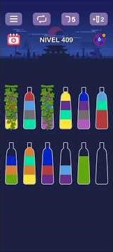 Water Sort Puzzle nivel 409